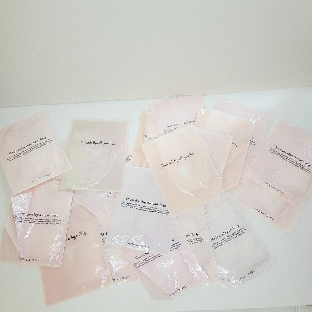 Victoria Secret Hypoallergenic Disposable Panty / Thong Travel 20 Pieces Commute